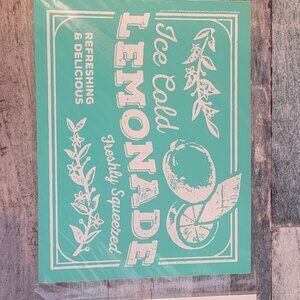 Lemonade Stand ~ Reuseable silk screen stencil 8 1/2 x 11